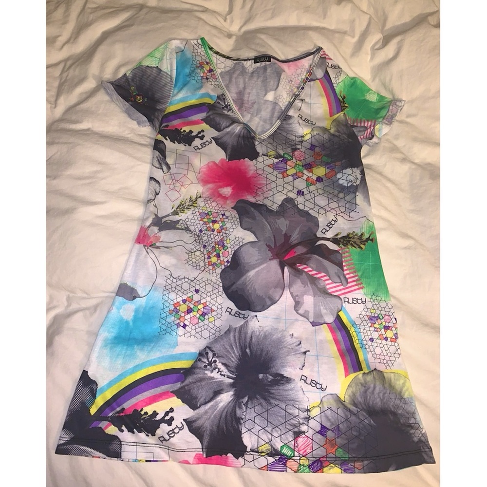 Rusty Floral Dress